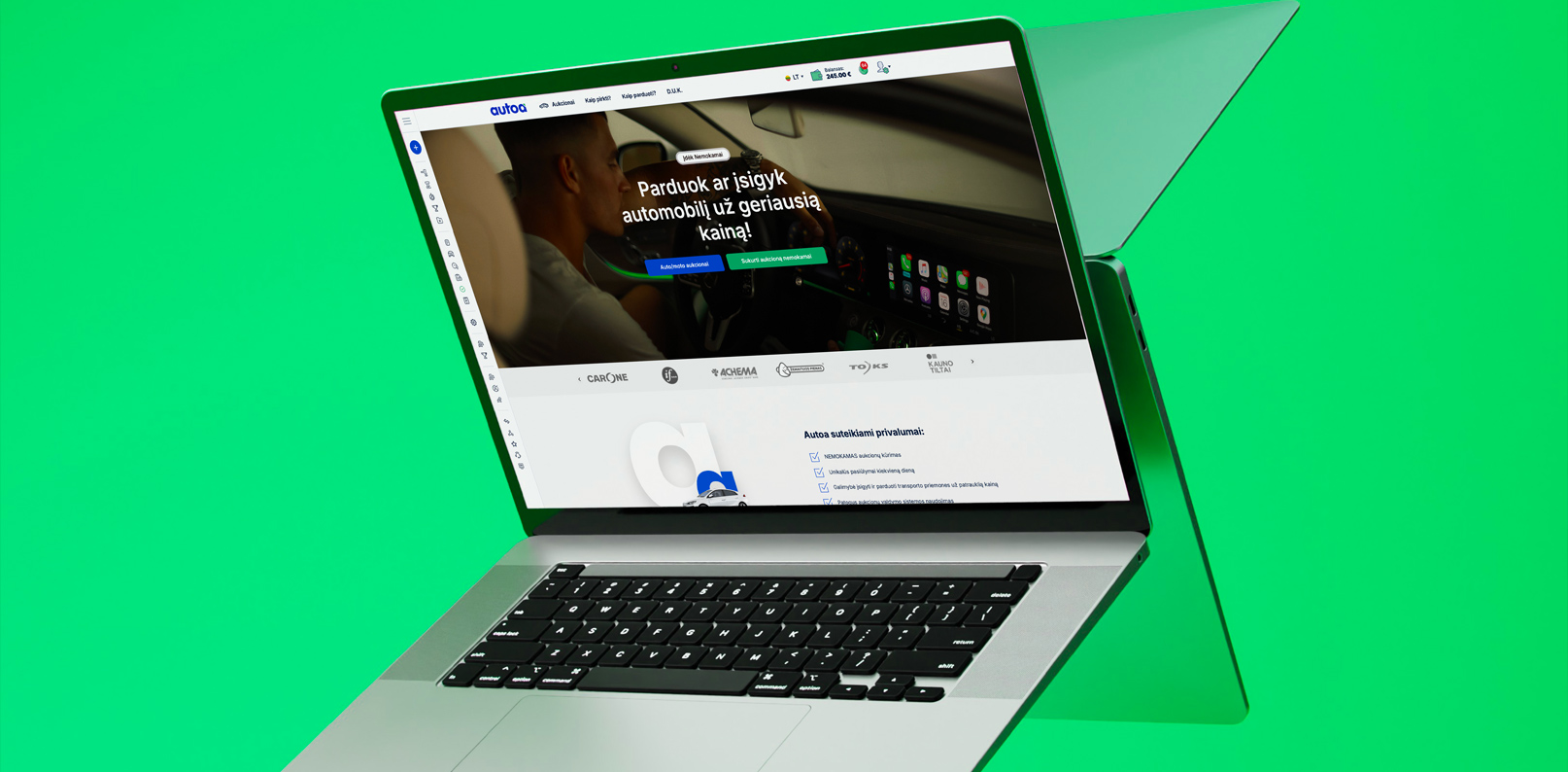Autoa.lt - Online aukcionų platforma